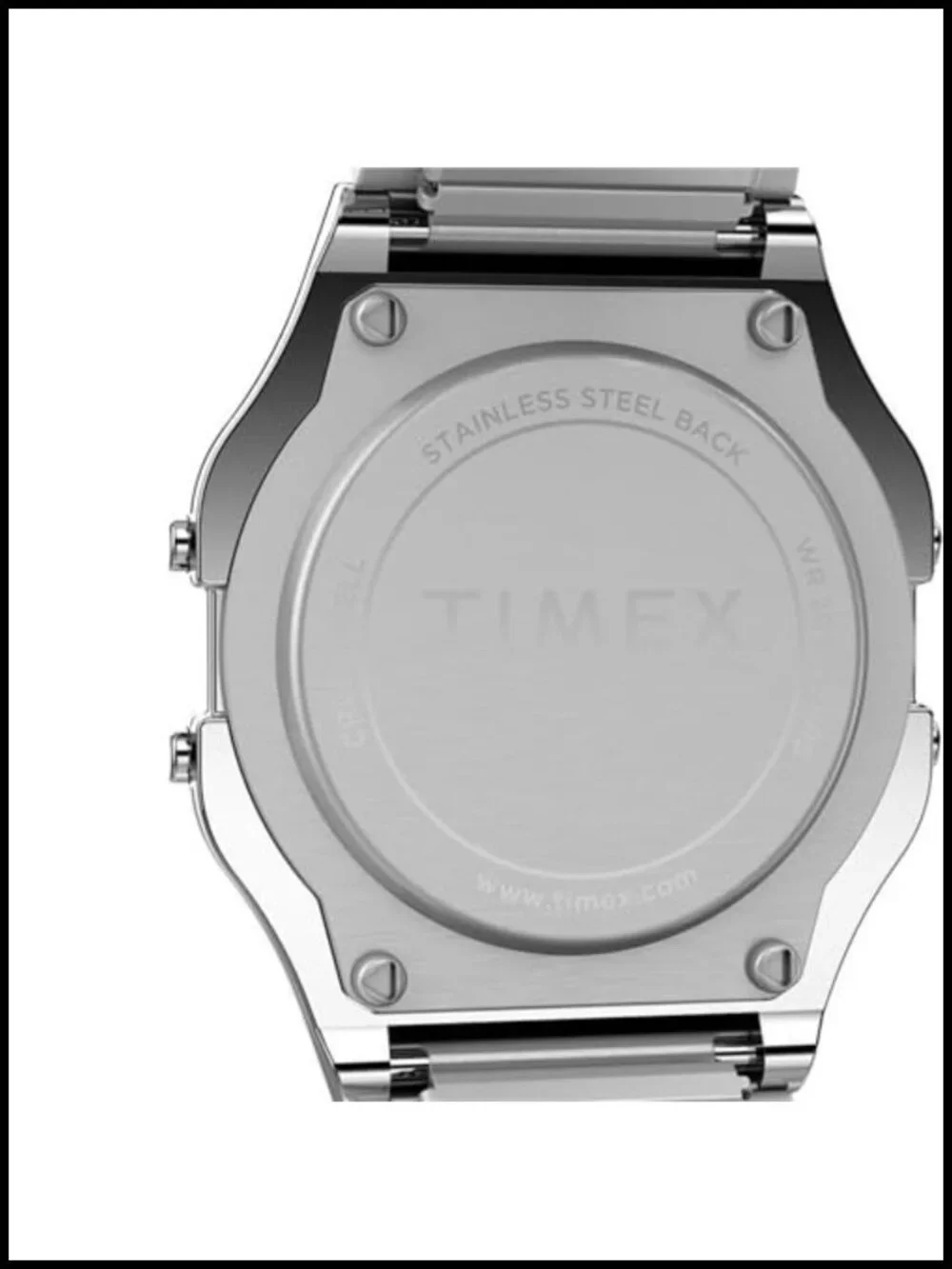 Timex Men's Classic Digital 34mm Watch Stainless Steel Expansion Band
